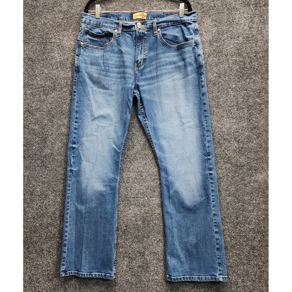 Wrangler 20X‎ Vintage Boot Men's Western Cowboy Mid Rise Stretch Jeans 34x30